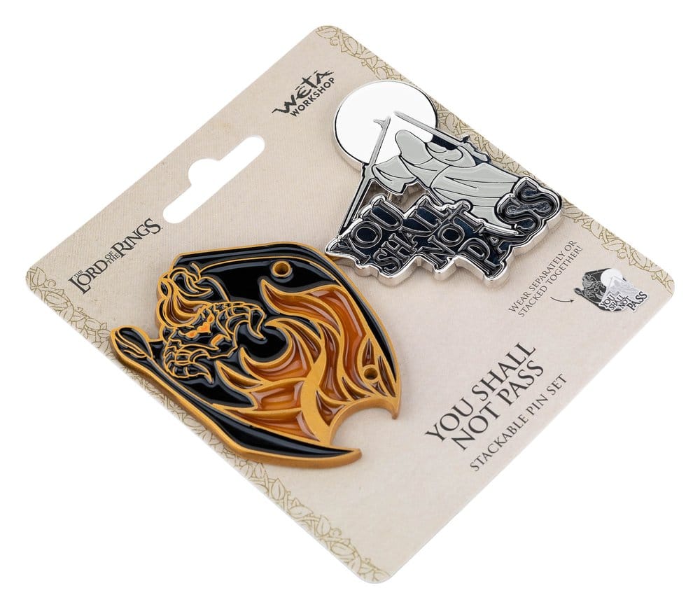 Herr der Ringe Ansteck-Pin Doppelpack You Shall Not Pass - Anime Figuren günstig kaufen