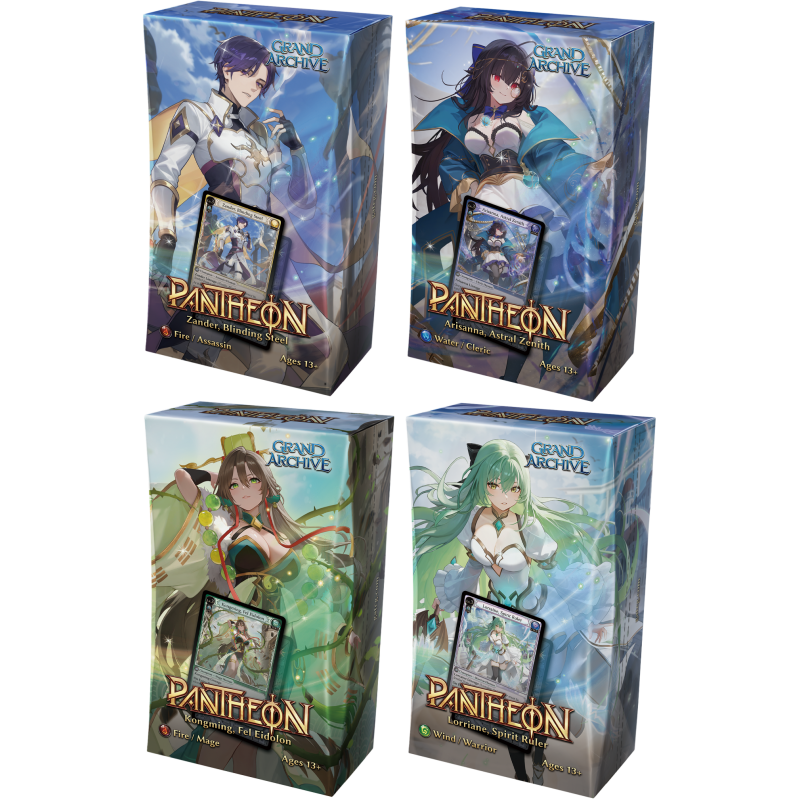 Grand Archive TCG - Radiant Origins: Pantheon Deck Set (4 Decks) - EN