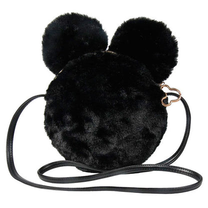Mickey Mouse - Shoulder Bag Plush Soft Black 