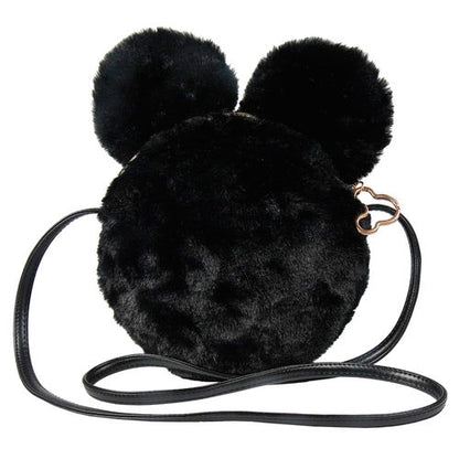 Micky Maus - Schultertasche Plüsch Soft Schwarz - Anime Figuren günstig kaufen