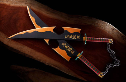 Nichirin Schwerter von Tengen Uzui Proplica Repliken 1/1 / Demon Slayer: Kimetsu no Yaiba - Anime Figuren günstig kaufen