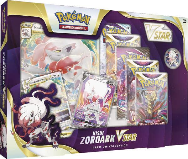 Pokémon TCG Hisui-Zoroark VSTAR Oktober Premium Kollektion *Deutsche Version* - Anime Figuren günstig kaufen